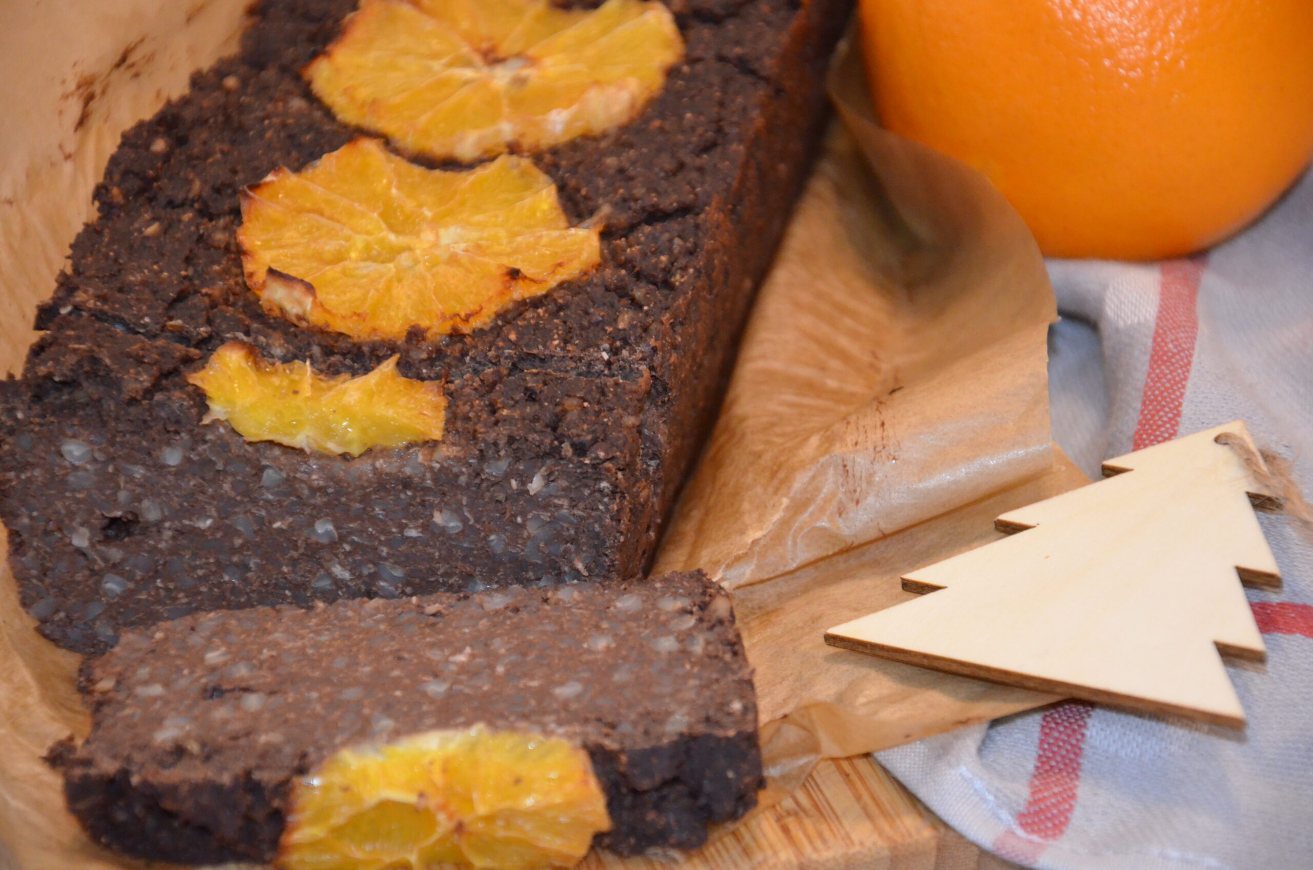 ciasto bez glutenu nabiału jaj świąteczne ciasto, pomarańczowe, wegańskie ciasto pomarańczowe