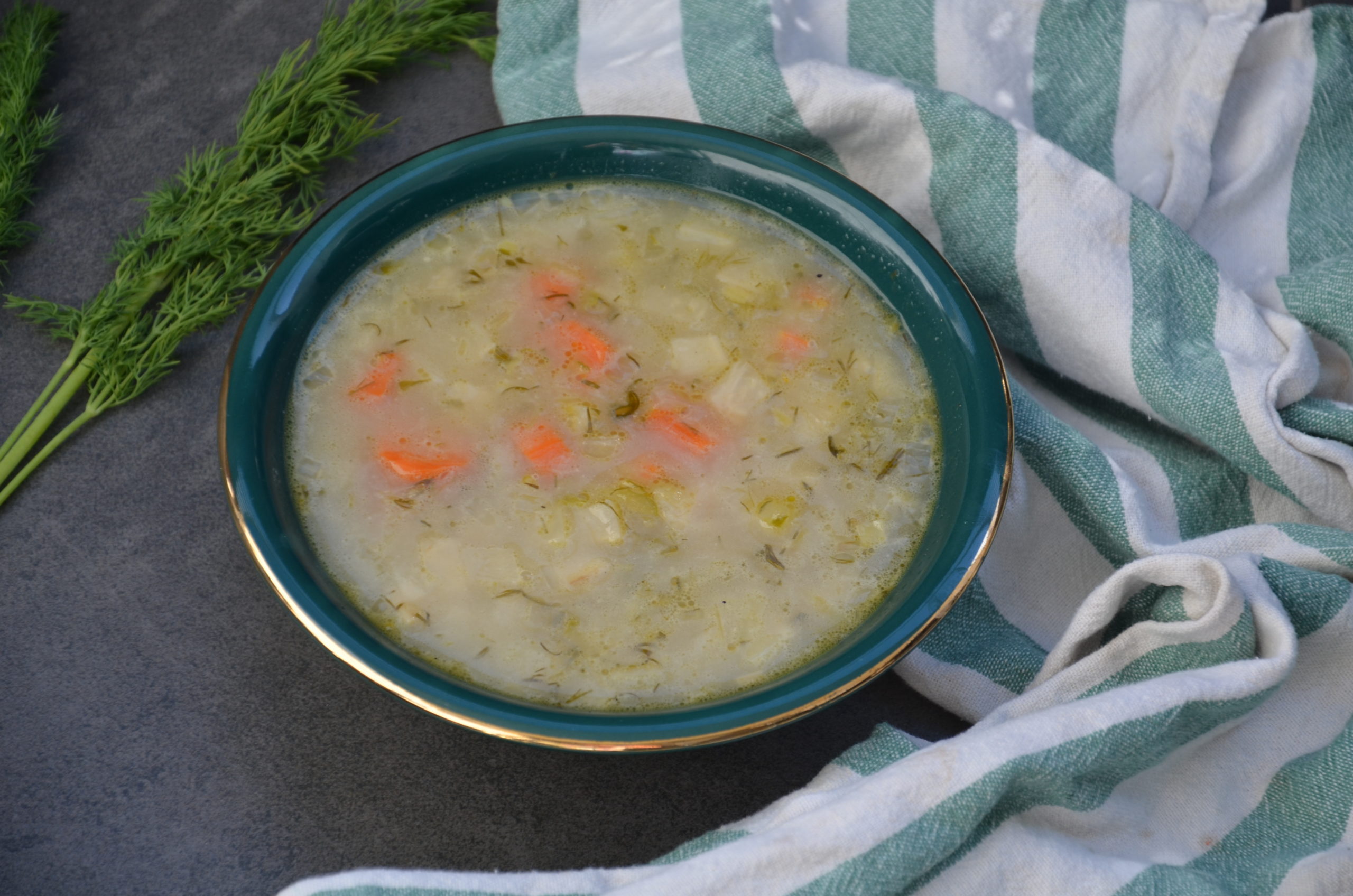 Ogórkowa bez glutenu i nabiału