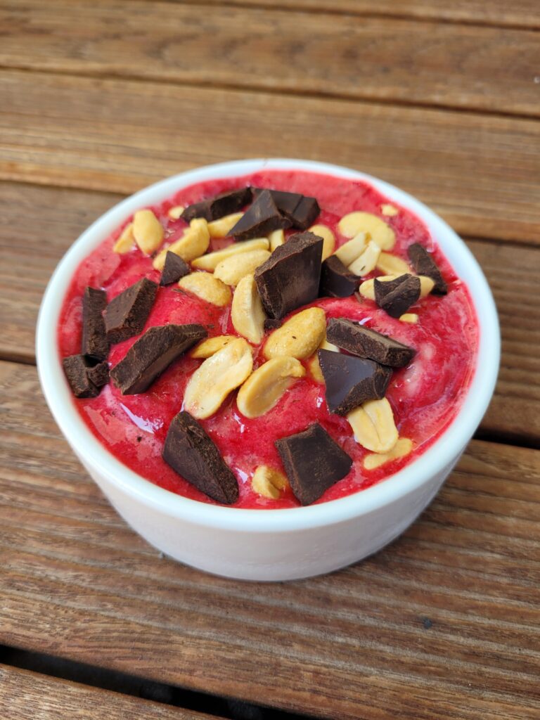 szybkie lody, domowe lody, pyszne lody, mrożone owoce, lody z owoców