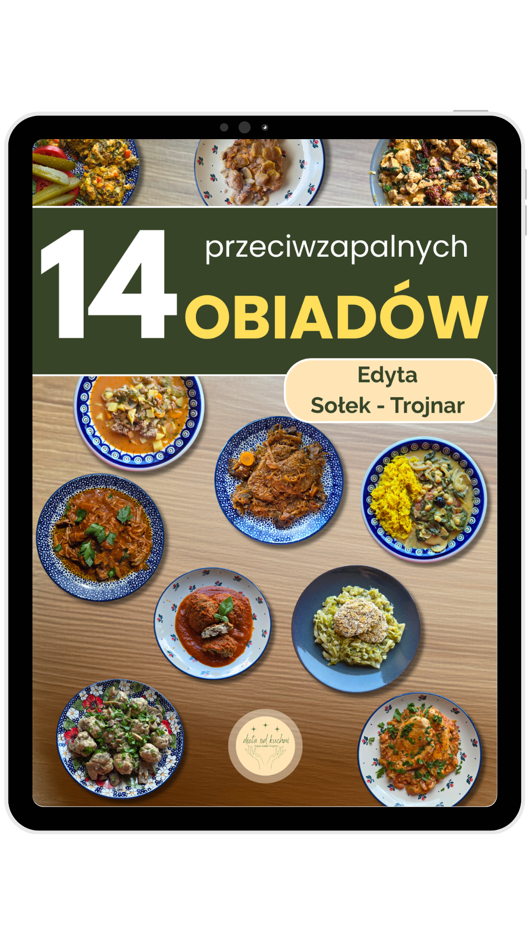 14 przeciwzapalnych obiadów – okładka e-booka