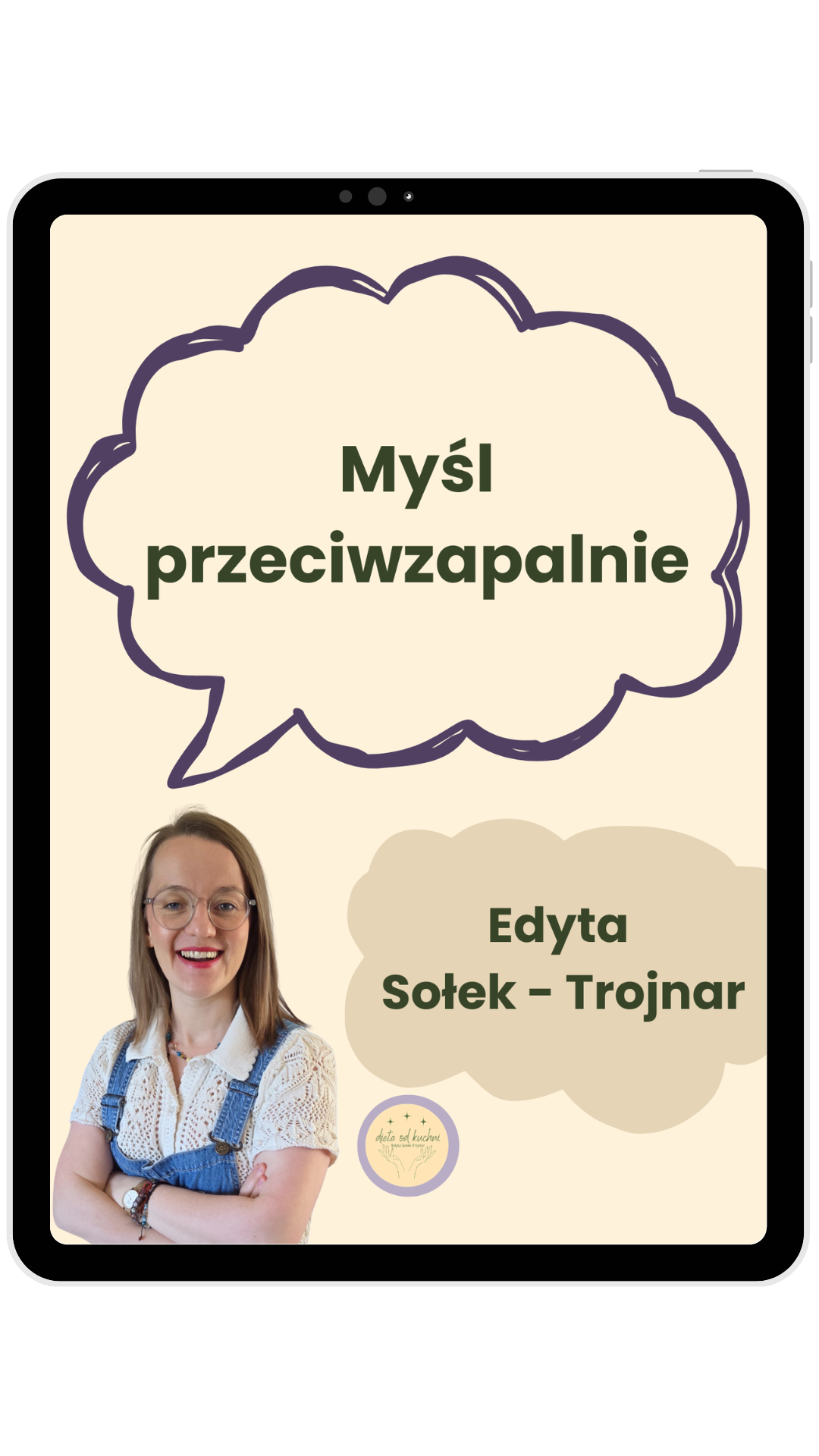 Myśl przeciwzapalnie – okładka e-booka bonusowego